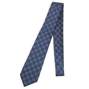 Gucci tie silk GG dots Navy Blue DEIENE